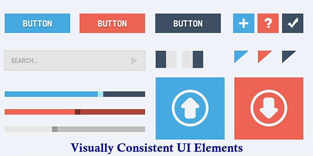 視覚的に一貫性のあるUIパーツ