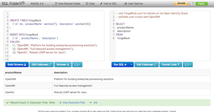 sqlfiddle