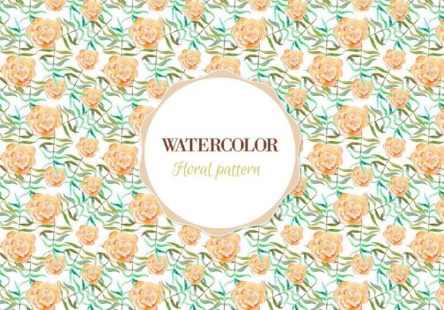 free-vector-watercolor-floral-pattern