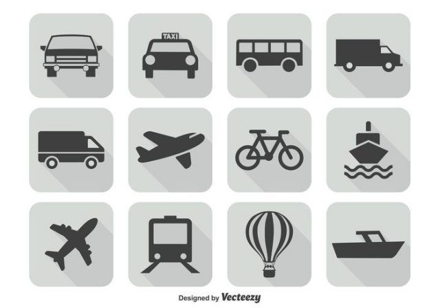 transportation-icon-set-vector