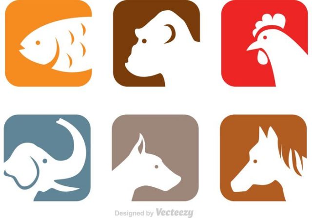 vector-animals-head-icons