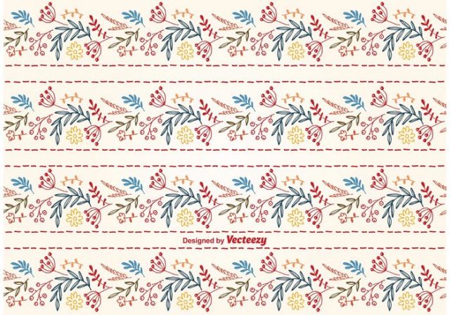 vector-cute-floral-background-pattern