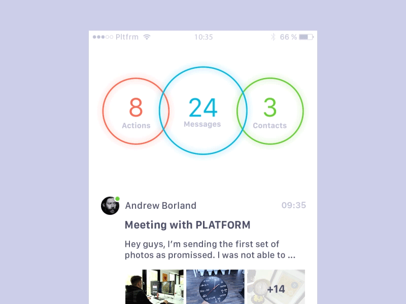 Horak氏がデザインしたダッシュボード、“Email, Let’s make it better.”