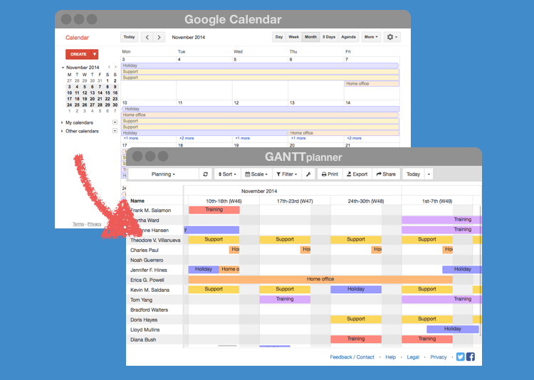 ganttplanner