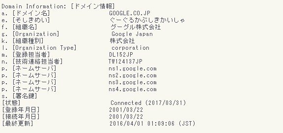 whois