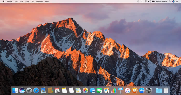 macOS Sierraの画面(画像参照元:Apple)